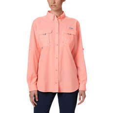 Columbia Women’s PFG Bahama Long Sleeve Shirt - Tiki Pink