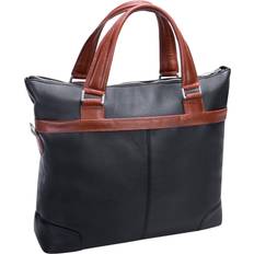 McKlein Eastward | 15” Two-Tone Tablet & Laptop Briefcase - Black