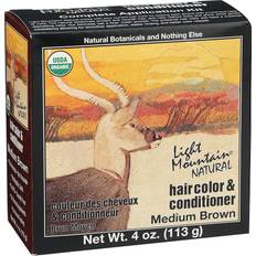 Nourishing Henna Hair Dyes Light Mountain Natural Hair Color & Conditioner Medium Brown 113g