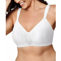 Playtex Secrets Perfectly Smooth Shaping Wireless Bra - White Stripe