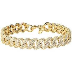 Michael Kors Statement Link Bracelet - Gold/Transparent