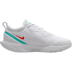 Nike Fabric Racket Sport Shoes Nike Court Zoom Pro W - White/Habanero Red/Pomegranate/Washed Teal