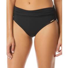 Vince Camuto High-Waisted Bikini Bottoms - Black