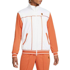 Nike Court Tennis Jacket Men - Hot Curry/White