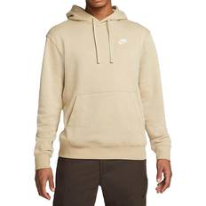 Nike Sportswear Club Fleece Pullover Hoodie - Limestone/White