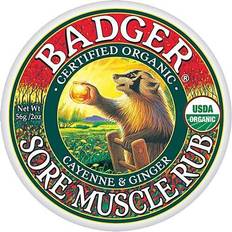 Badger Organic Sore Muscle Rub Cayenne & Ginger 2 oz