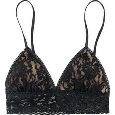 Hanky Panky Signature Lace Padded Triangle Bralette - Black