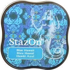 StazOn Solvent Ink Blue Hawaii 2.375 in. x 2.375 in. midi pad