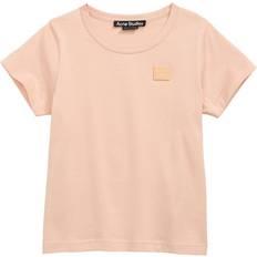 Acne Studios Kid's Mini Nash Face Patch T-shirt - Powder Pink