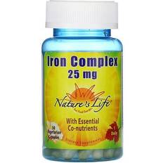 Nature's Life Iron Complex 25 mg 50 Vegetarian Capsules