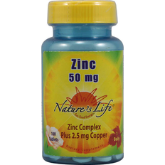 Nature's Life Zinc 50 mg 100 Tablets