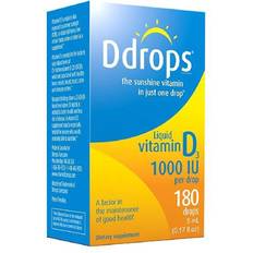 Ddrops Liquid Vitamin D3 1000 IU 0.17 fl oz (5 ml)