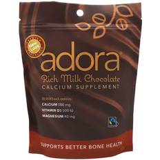 Adora Calcium Supplement Premium Milk Chocolate 500 mg 30 Disks