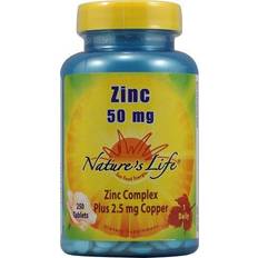 Nature's Life Zinc 50 mg 250 Tablets