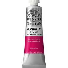 Winsor & Newton and Griffin Alkyd Oil Colour Permanent Rose