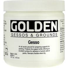 Golden Acrylic Gesso white 16 oz