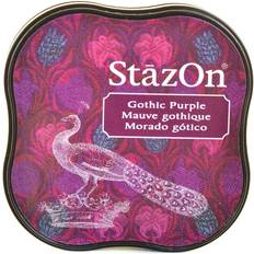 StazOn Solvent Ink gothic purple 2.375 in. x 2.375 in. midi pad