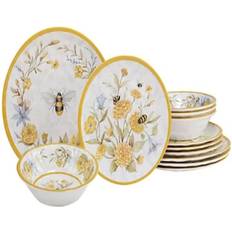 Certified International Bee Sweet Dinner Set 12pcs