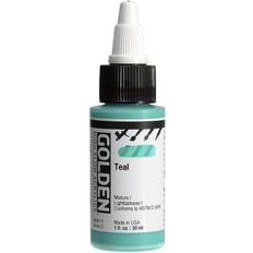 Golden High Flow Acrylics teal 1 oz