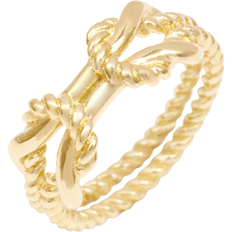 Brook & York Sydney Rope Ring - Gold