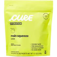 Lemon Vitamins & Minerals Cure Hydration Electrolyte Mix Main Squeeze Lemon 14 Packs