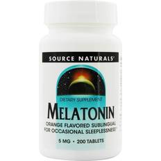 Source Naturals Melatonin Orange 5 mg 200 Lozenges