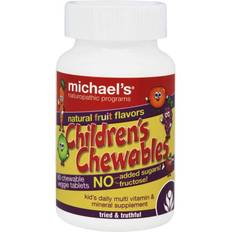 Michael's Naturopathic Programs Children's Chewables Daily Multi-Vitamin Natural Fruit 60 Chewables