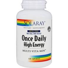 Solaray Once Daily High Energy Multi-Vita-Min Iron-Free 120 Capsules