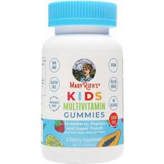 MaryRuth Organics Kids Multivitamin Gummies, Strawberry, Papaya & Super Punch 60 pcs