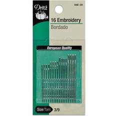 Dritz 16 Embroidery Hand Needles Size 3/9