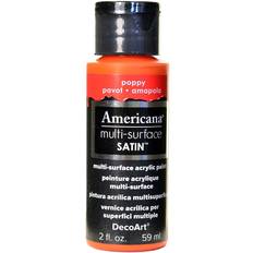 Deco Art Americana Multi-Surface Satin Acrylics 2 oz. poppy