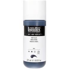 Liquitex Professional Soft Body Acrylic Color Multi Cap Bottles ivory black 8 oz