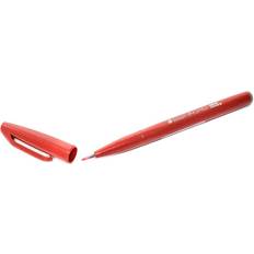 Pentel Sign Pen Brush-Tip red