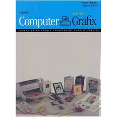 Grafix Computer Blank Transparency Film 8 1 2 in. x 11 in. clear pack of 6