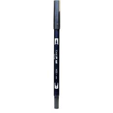 Tombow Dual End Brush Pen lamp black N25