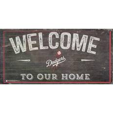 Fan Creations Los Angeles Dodgers Welcome to Our Home Sign Board