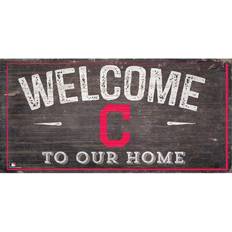 Fan Creations Cleveland Indians Welcome to Our Home Sign Board