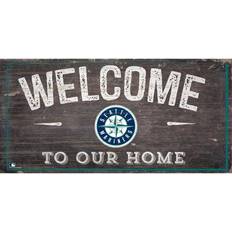 Fan Creations Seattle Mariners Welcome to Our Home Sign Board