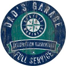 Fan Creations Seattle Mariners Dad's Garage Sign Board