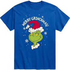 Airwaves Dr. Seuss The Grinch Merry Grinchmas T-shirt - Blue