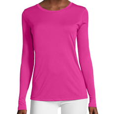 Hanes Sport Cool Dri Performance Long-Sleeve T-shirt Women - Fresh Berry