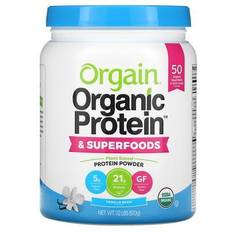 Orgain Organic Protein & Superfoods Powder Plant Based Vanilla Bean 1.12 lb (510 g)