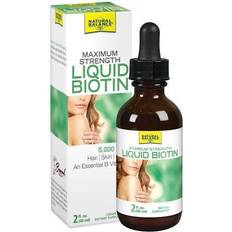 Natural Balance Maximum Strength Liquid Biotin Dietary Supplement Citrus 5000 mcg 2 fl oz