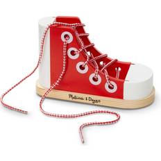 Melissa & Doug Wooden Lacing Shoe