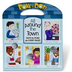 Melissa & Doug Childrenâ€ s Book â€“ Poke-a-Dot: All Around Our Town