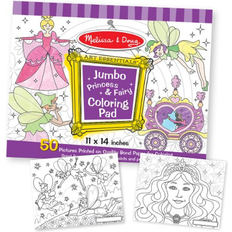 Melissa & Doug Jumbo Coloring Pad Princess Fairy