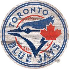 Fan Creations Toronto Blue Jays Distressed Logo Cutout Sign Board