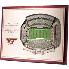 YouTheFan Virginia Tech Hokies 3D Wall Art