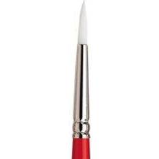 Red Brushes Winsor & Newton University Brush Round, Short Handle, Size 5