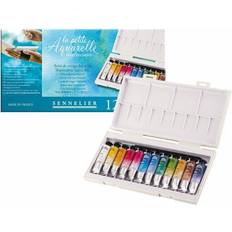 Sennelier Set of Watercolour Paints 12 x 10 ml